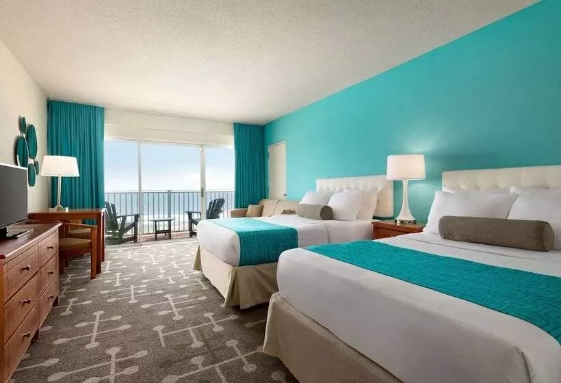 ２ダブルベッドのスタンダードルーム, Howard Johnson By Wyndham Ocean City Oceanfront