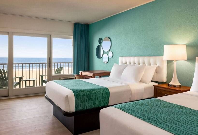 غرفه قياسيه سريرين مزدوجين, Howard Johnson By Wyndham Ocean City Oceanfront