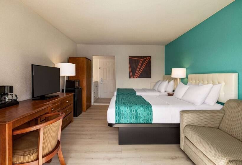 غرفه قياسيه سريرين مزدوجين, Howard Johnson By Wyndham Ocean City Oceanfront