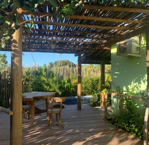 Вилла с 1 спальней и бассейном, Vila Do Coco   Milagres Al