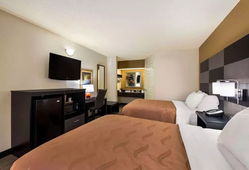 2ダブルベッドのスタンダードルーム, Quality Inn Johnson City I 26 Exit 17