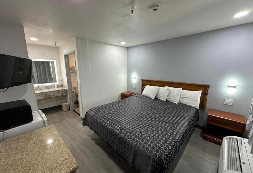 キングサイズベッドのスタンダードルーム, Motel Santa Cruz