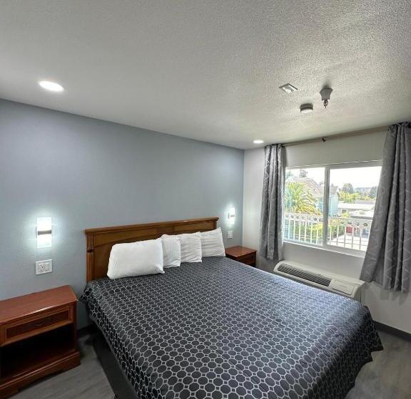 キングサイズベッドのスタンダードルーム, Motel Santa Cruz