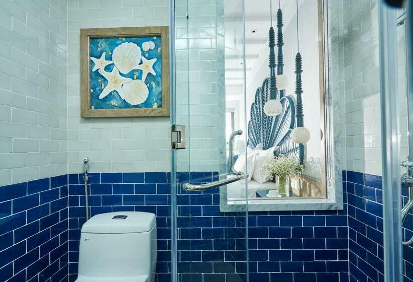 اتاق لوکس با چشمانداز شهر, Sofiana My Khe Hotel & Spa  Rooftop Pool Bar