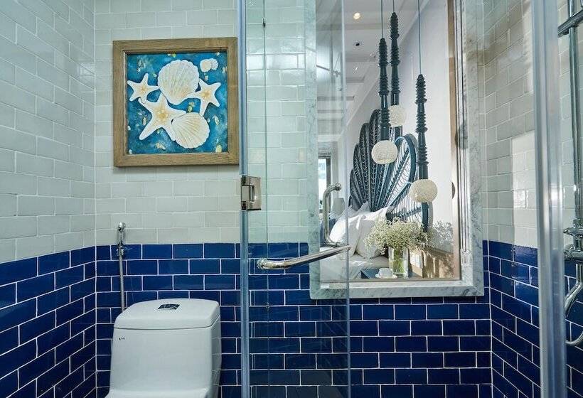 اتاق لوکس با چشمانداز شهر, Sofiana My Khe Hotel & Spa  Rooftop Pool Bar