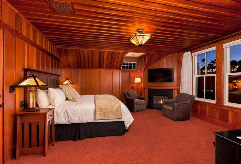 キングサイズベッドのデラックスルーム, Lodge at Noyo River