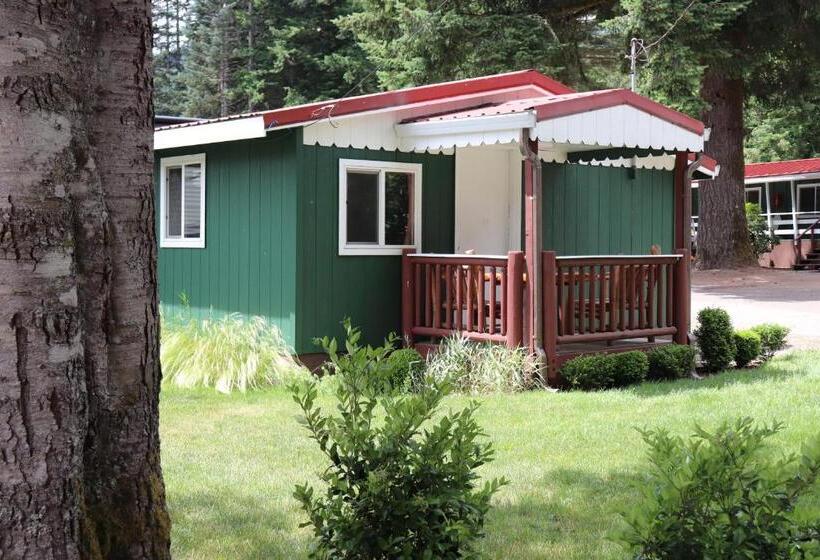 كابينة مطلة على حمام السباحة, Lone Fir Resort