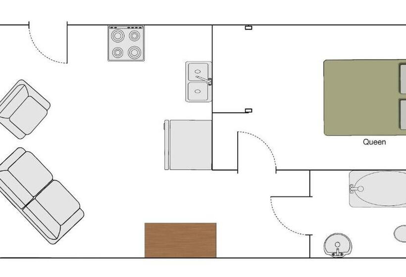 جناح ديلوكس, Lone Fir Resort
