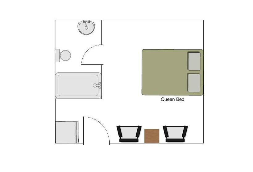 غرفة قياسية, Lone Fir Resort