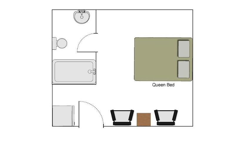 غرفة قياسية, Lone Fir Resort