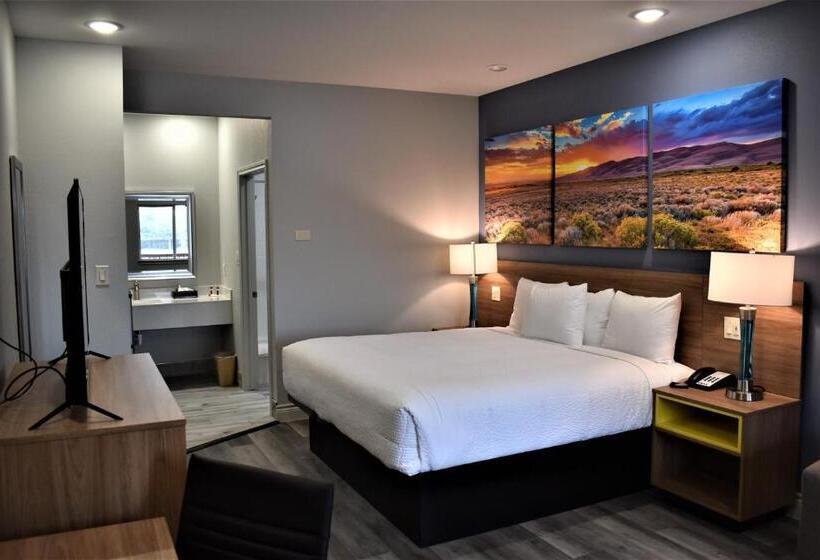 اتاق استاندارد با تخت بزرگ, Days Inn & Suites By Wyndham Downtown/university Of Houston