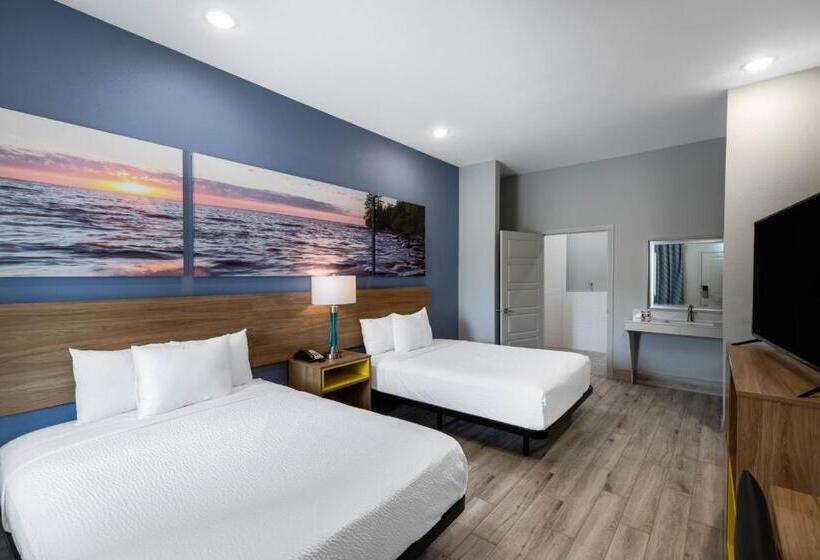 Chambre Standard Adaptée aux Personnes à Mobilité Réduite, Days Inn & Suites By Wyndham Downtown/university Of Houston