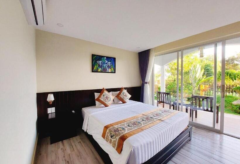 اتاق استاندارد با تخت بزرگ, Suối Mây Phú Quốc Garden Resort   Full 24h Stay