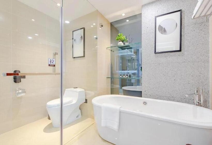 디럭스 룸 도시 전망, Binhai Jinling International