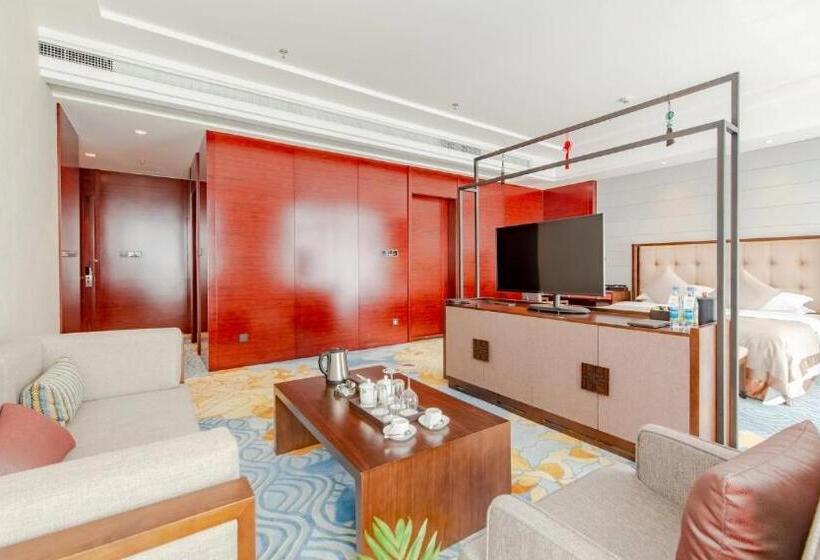 디럭스 룸 도시 전망, Binhai Jinling International