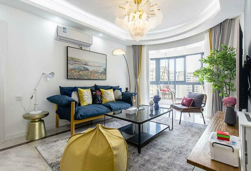 Апартаменты 1 Спальня, Hangzhou Xianghu·hangzhou Amusement Park