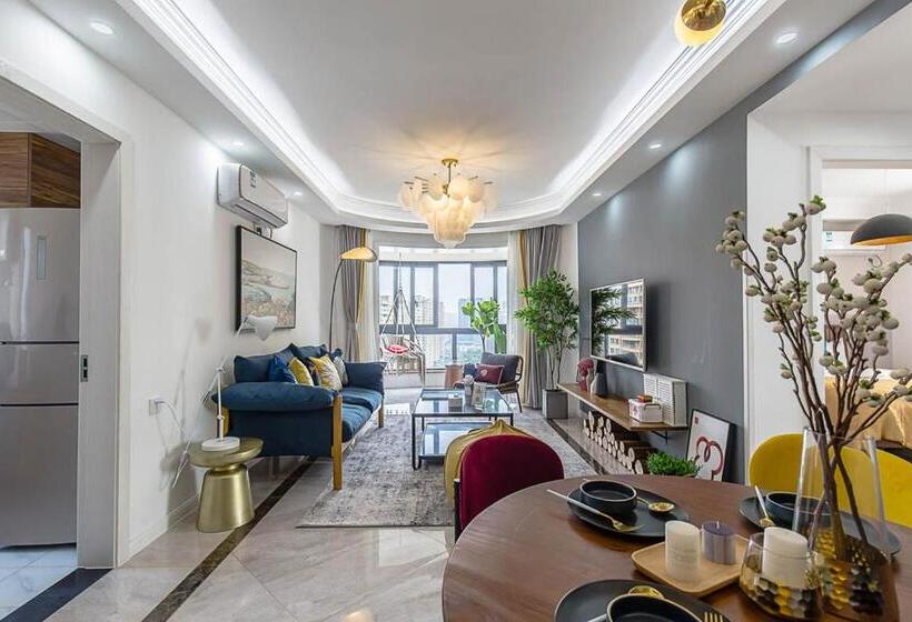 Апартаменты 1 Спальня, Hangzhou Xianghu·hangzhou Amusement Park