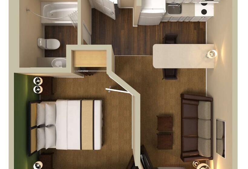 جناح, Extended Stay America Suites  Kansas City  Airport  Tiffany Springs