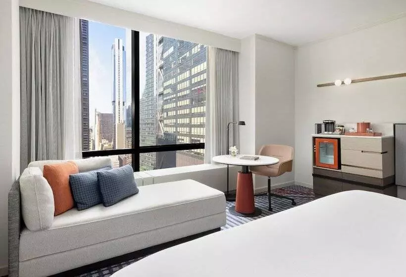 اتاق لوکس با چشم‌انداز شهر, M Social New York Downtown