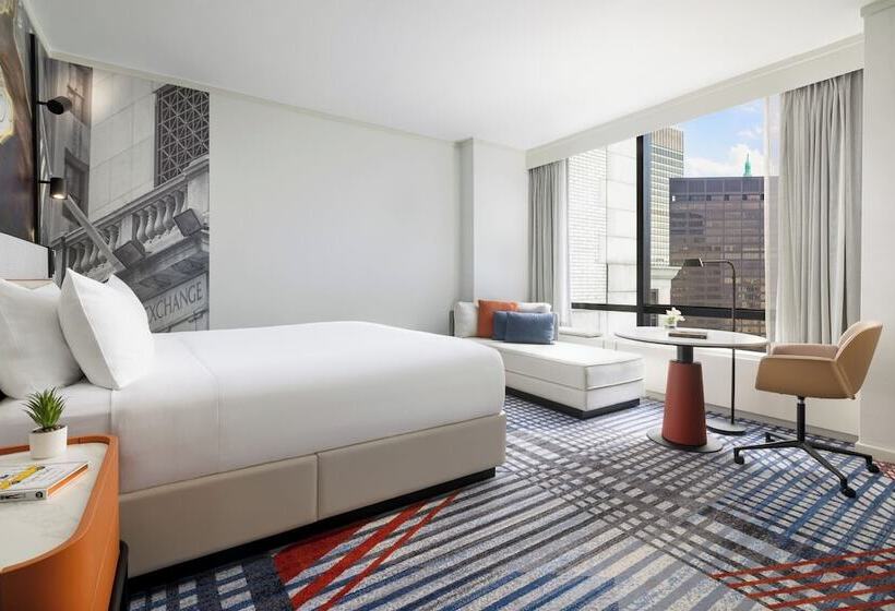 اتاق لوکس با چشم‌انداز شهر, M Social New York Downtown