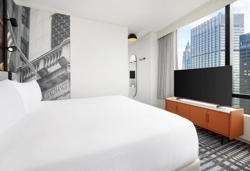 주니어 스위트 킹사이즈 침대, M Social New York Downtown