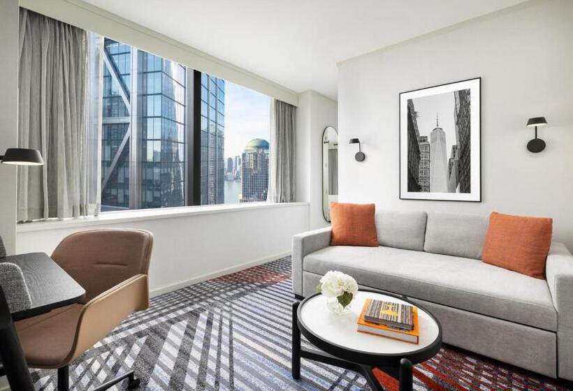 주니어 스위트 킹사이즈 침대, M Social New York Downtown