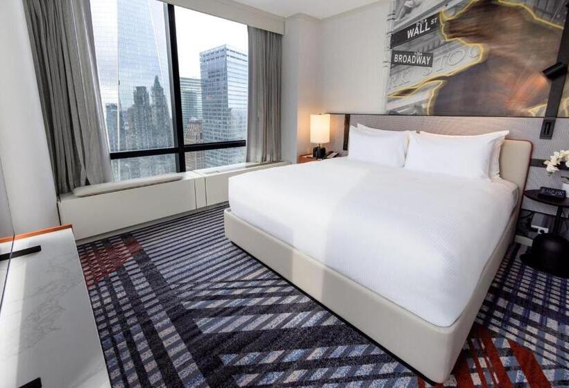 주니어 스위트 킹사이즈 침대, M Social New York Downtown