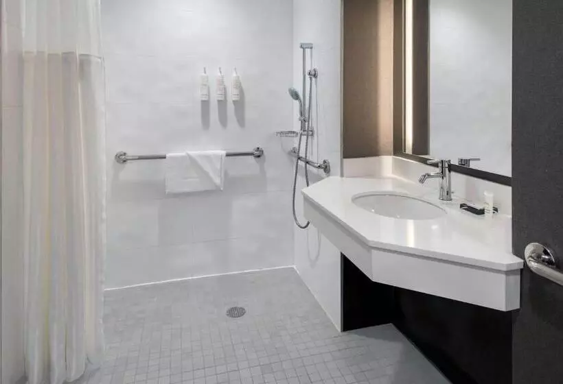 キングサイズベッド、ビュー付きデラックスルーム, New York Marriott At The Brooklyn Bridge