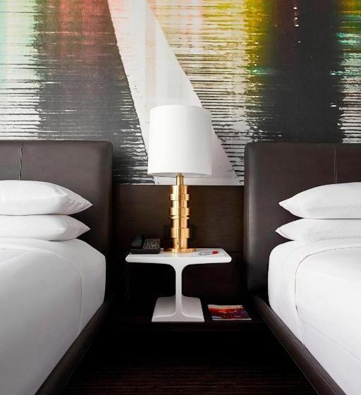غرفه قياسيه سريرين مزدوجين, New York Marriott At The Brooklyn Bridge