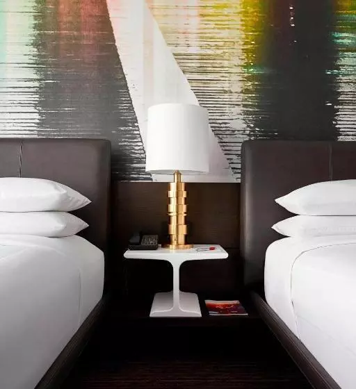 ２ダブルベッドのスタンダードルーム, New York Marriott At The Brooklyn Bridge