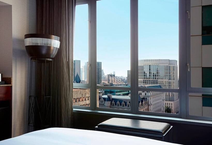 غرفه قياسيه سريرين مزدوجين, New York Marriott At The Brooklyn Bridge