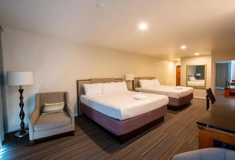 غرفة ديلوكس مطلّة علي البحر مزوَّدة بشُرفة, Moonlight Beach Motel