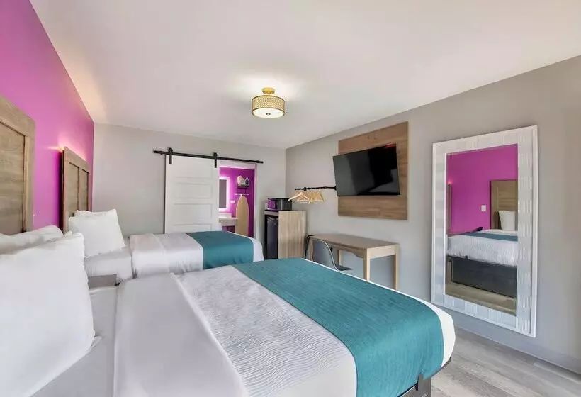 2ダブルベッドのスタンダードルーム, Motel 6 Tuscaloosa Al University