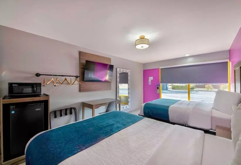 2ダブルベッドのスタンダードルーム, Motel 6 Tuscaloosa Al University