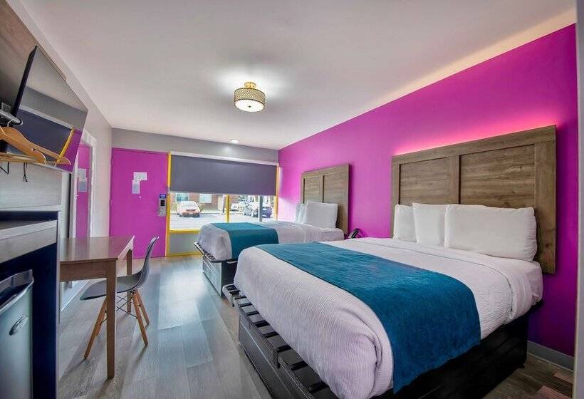 חדר סטנדרט שתי מיטות זוגיות, Motel 6 Tuscaloosa Al University