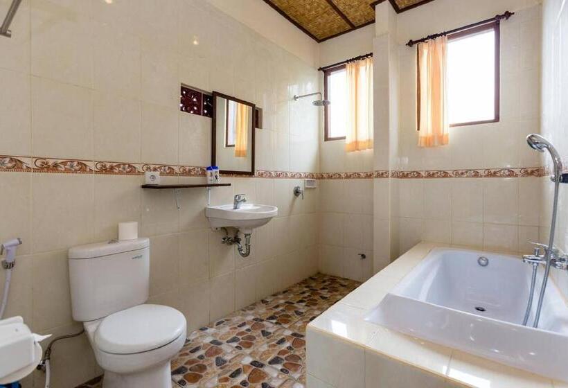 1침실 빌라 정원 전망, Ubud Batik Villa