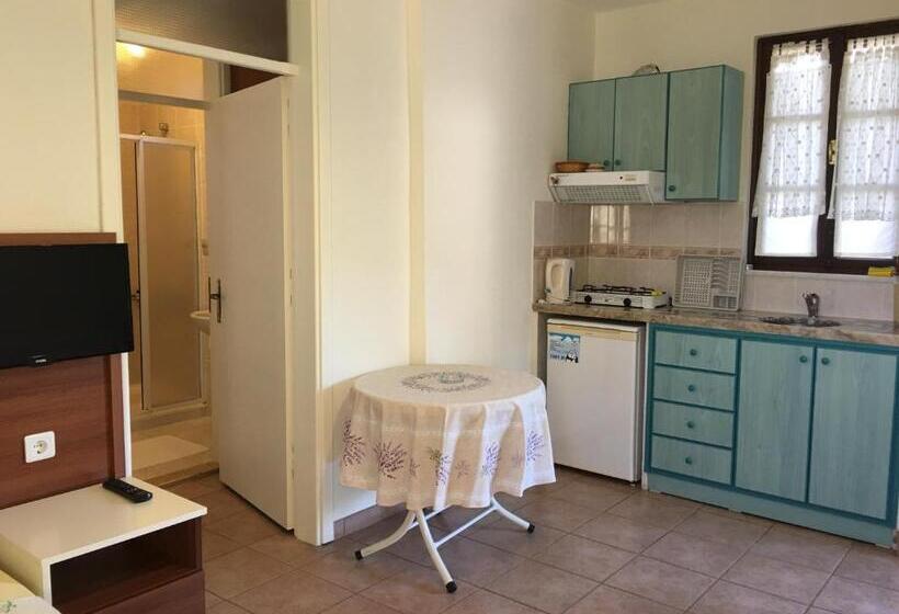 Четырехместный Номер Стандарт с Балконом, Görkem Apart Otel