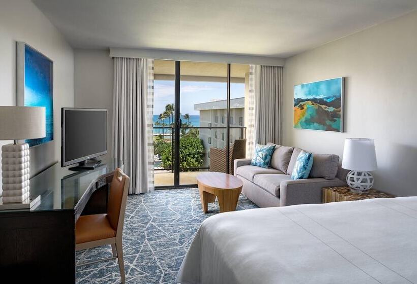 غرفة قياسية سرير مزدوج مطلة على البحر, Waikoloa Beach Marriott Resort & Spa