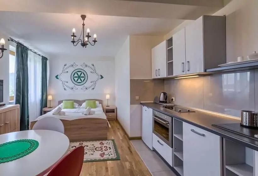 １ベッドルームのコンフォーとアパートメント, Aparthotel Delta Białka