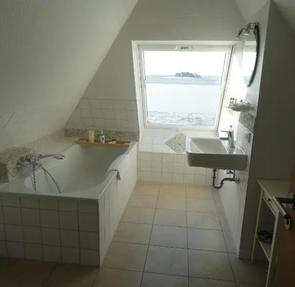 オーシャンビュースタンダードルーム, Anker S Hörn Hotel & Restaurant Auf Der Hallig Langeness