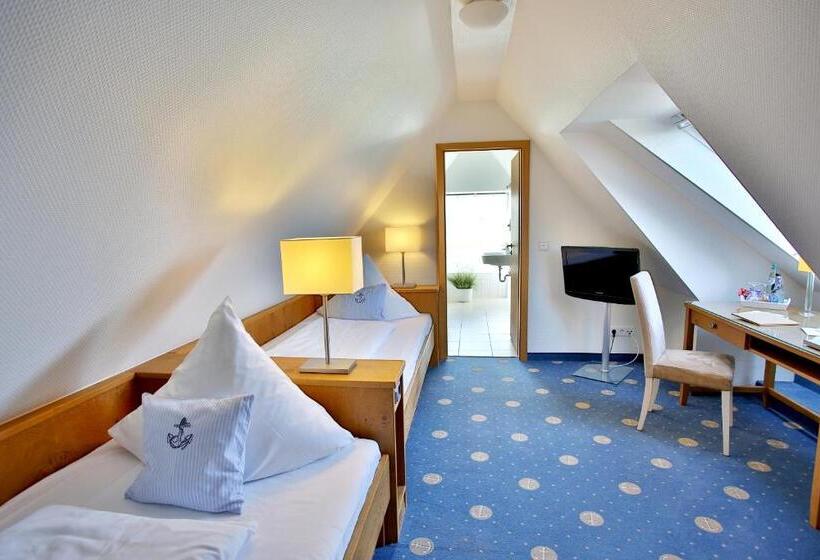 스탠다드 룸 바다 전망, Anker S Hörn   Hotel & Restaurant Auf Der Hallig Langeness