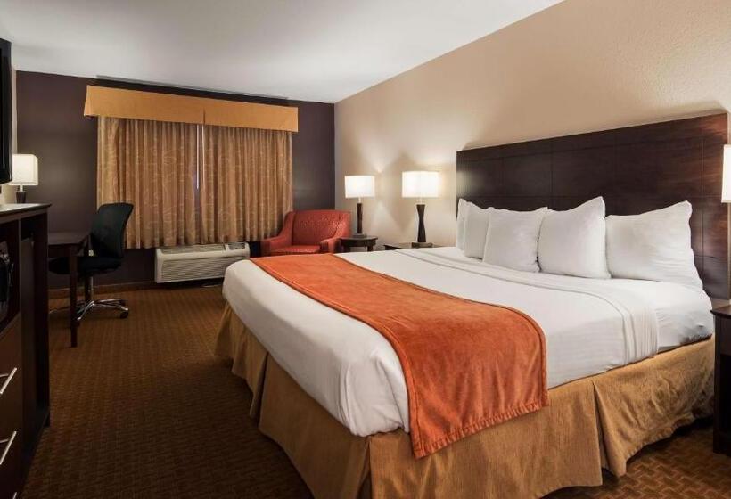 キングサイズベッドのスタンダードルーム, Best Western Flora Inn