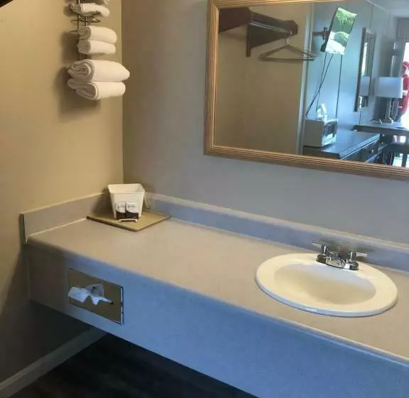 キングサイドベッドのスタンダードワンルーム, Red Carpet Inn  Louisville
