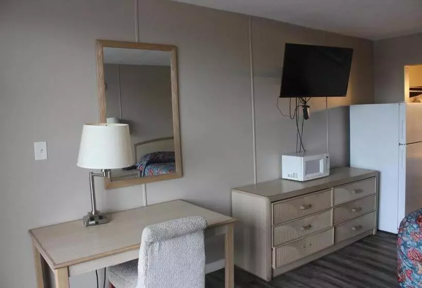 キングサイドベッドのスタンダードワンルーム, Red Carpet Inn  Louisville
