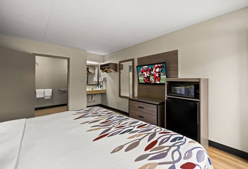 غرفة ديلوكس لذوى الاحتياجات الخاصة, Red Roof Inn Detroit  Royal Oak/ Madison Heights
