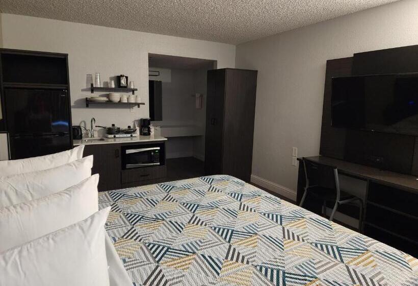 스탠다드 룸 킹사이즈 침대, Studio 6 Sacramento, Ca   Natomas & Smf Airport