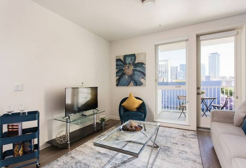 Апартаменты Deluxe 1 Спальня, Brand New Downtown La Luxury Apartment