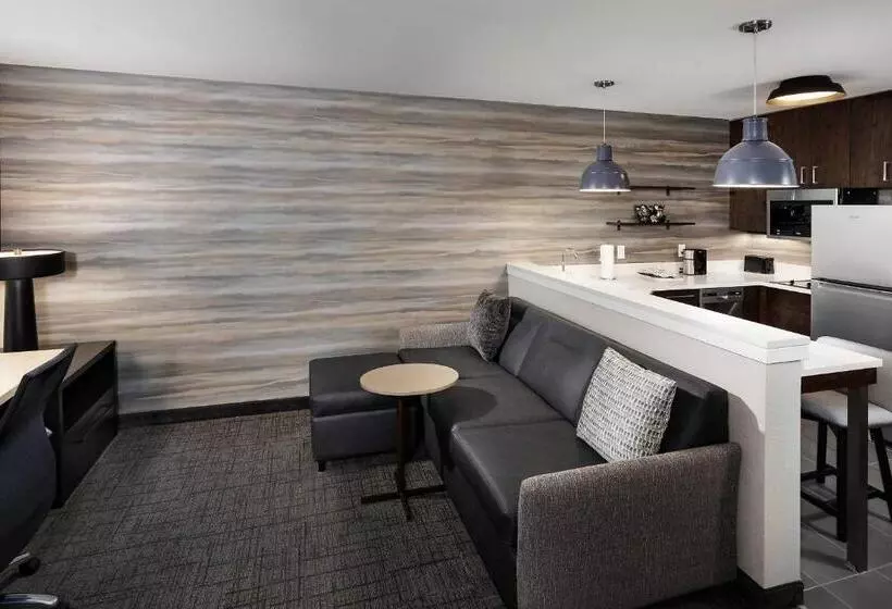キングサイドベッドのスタンダードワンルーム, Residence Inn By Marriott Milwaukee Brookfield
