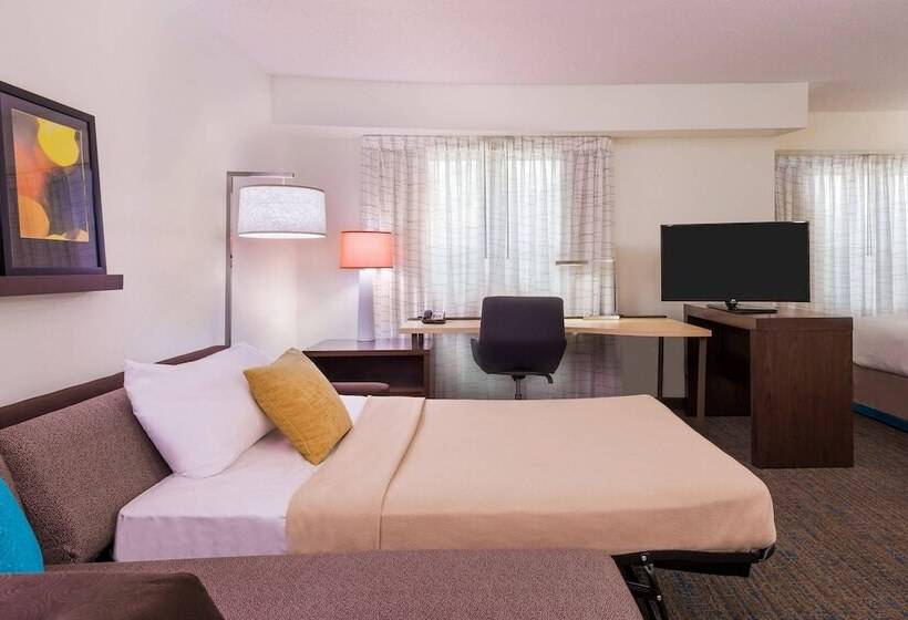 침실 2개 스위트, Residence Inn Savannah Midtown