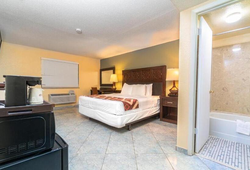キングサイズベッドのデラックスルーム, Sevilla Inn Kissimmee  Near Disney